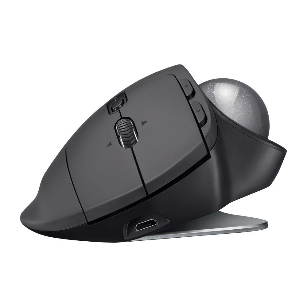 Logitech Wireless Trackball MX Ergo Graphite - obrazek 4