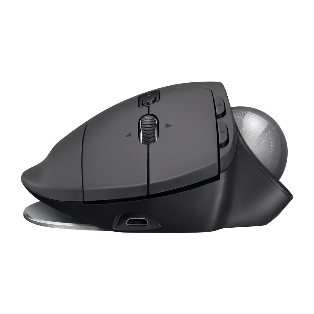 Logitech Wireless Trackball MX Ergo Graphite - obrazek 3