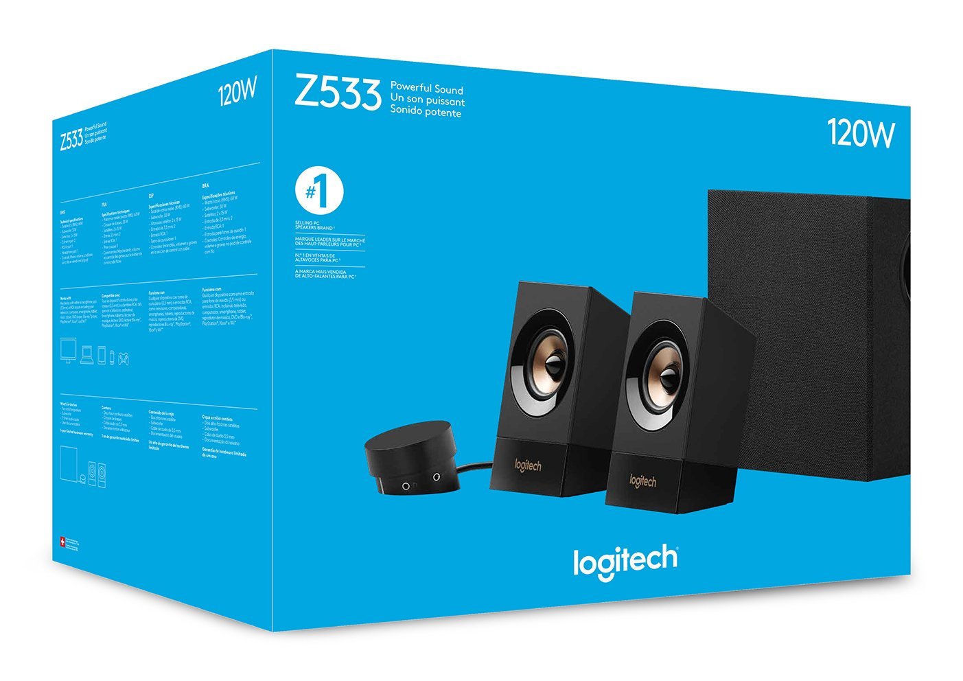Głośniki Logitech Z533 2.1 - obrazek 2