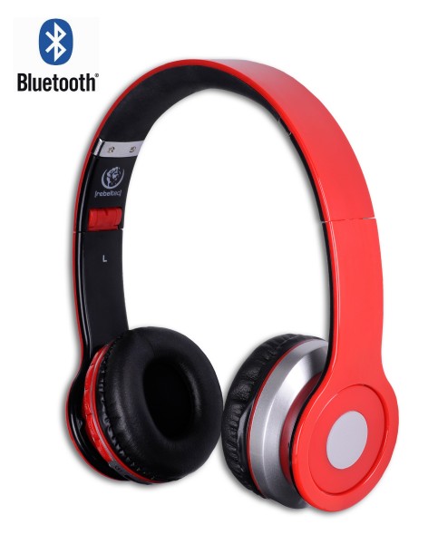 Słuchawki bezprzewodowe rebeltec Crystal Red Bluetooth