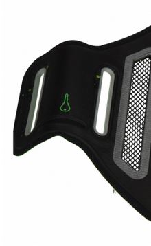 Etui opaska sportowa na ramię na telefon do 4,7" rebeltec ACTIVE A47 czarno-zielony - obrazek 3