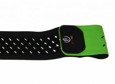 Etui opaska sportowa na ramię na telefon do 4,7" rebeltec ACTIVE A47 czarno-zielony - obrazek 4