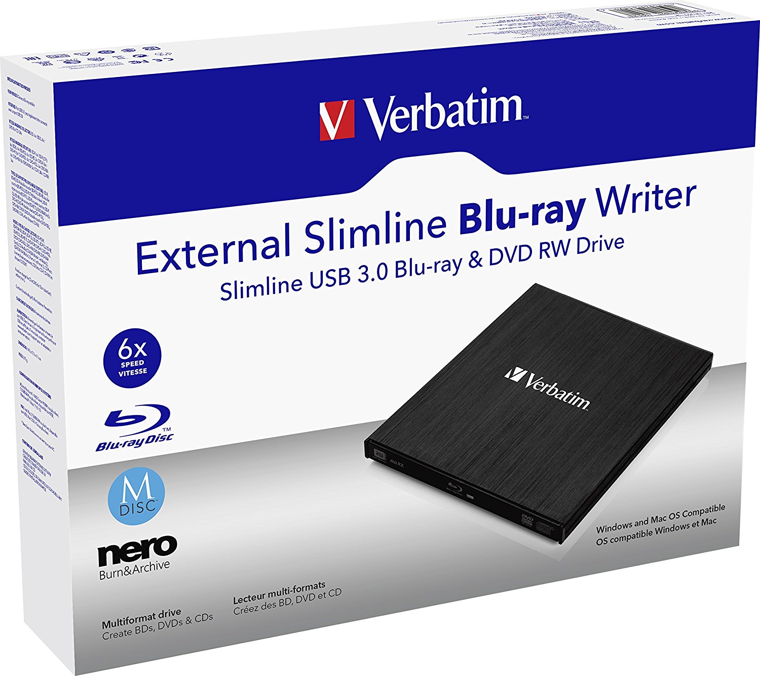Blu-ray USB 3.0 Verbatim Slimline Czarny - obrazek 5