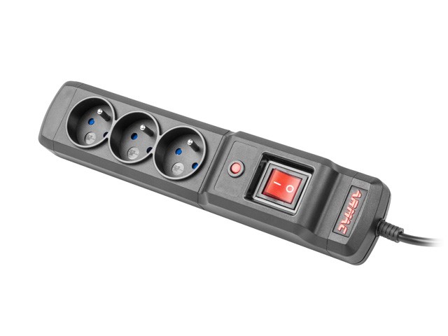 Listwa zasilająca Armac MULTI M3 3 gniazda 1.5m Czarna - obrazek 2