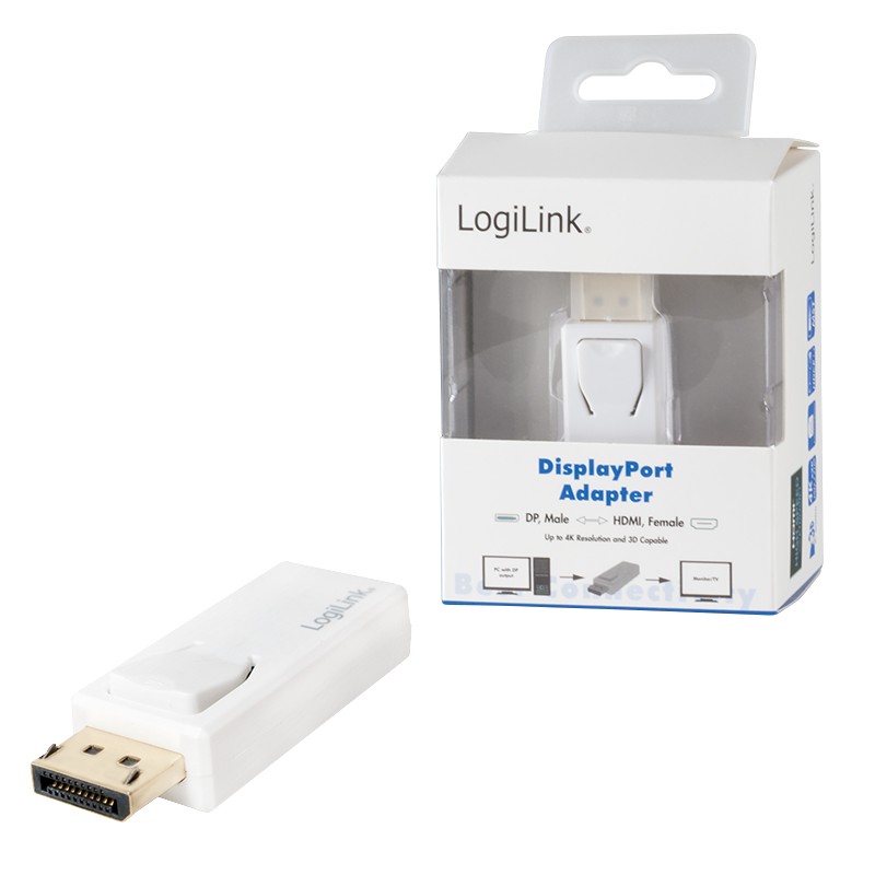 Adapter DisplayPort męski na HDMI żeński LogiLink - obrazek 4
