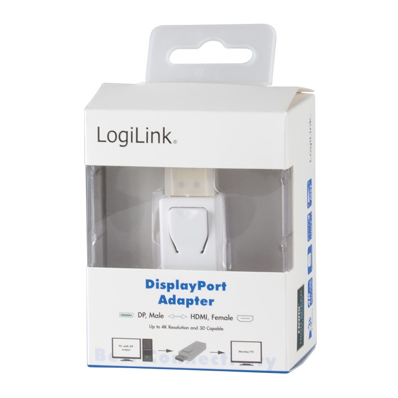 Adapter DisplayPort męski na HDMI żeński LogiLink - obrazek 5