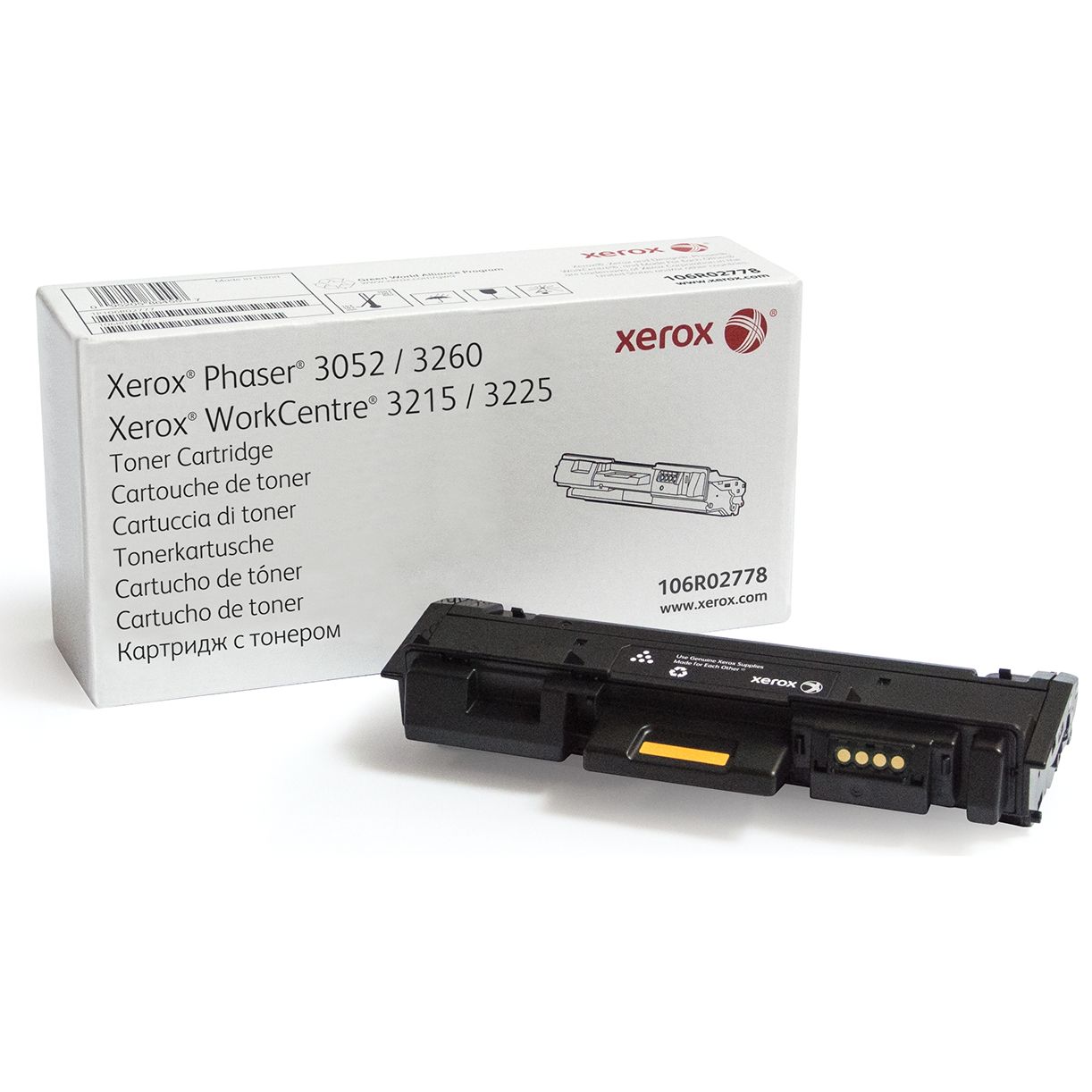 Toner Xerox  106R02778  Black  3000str