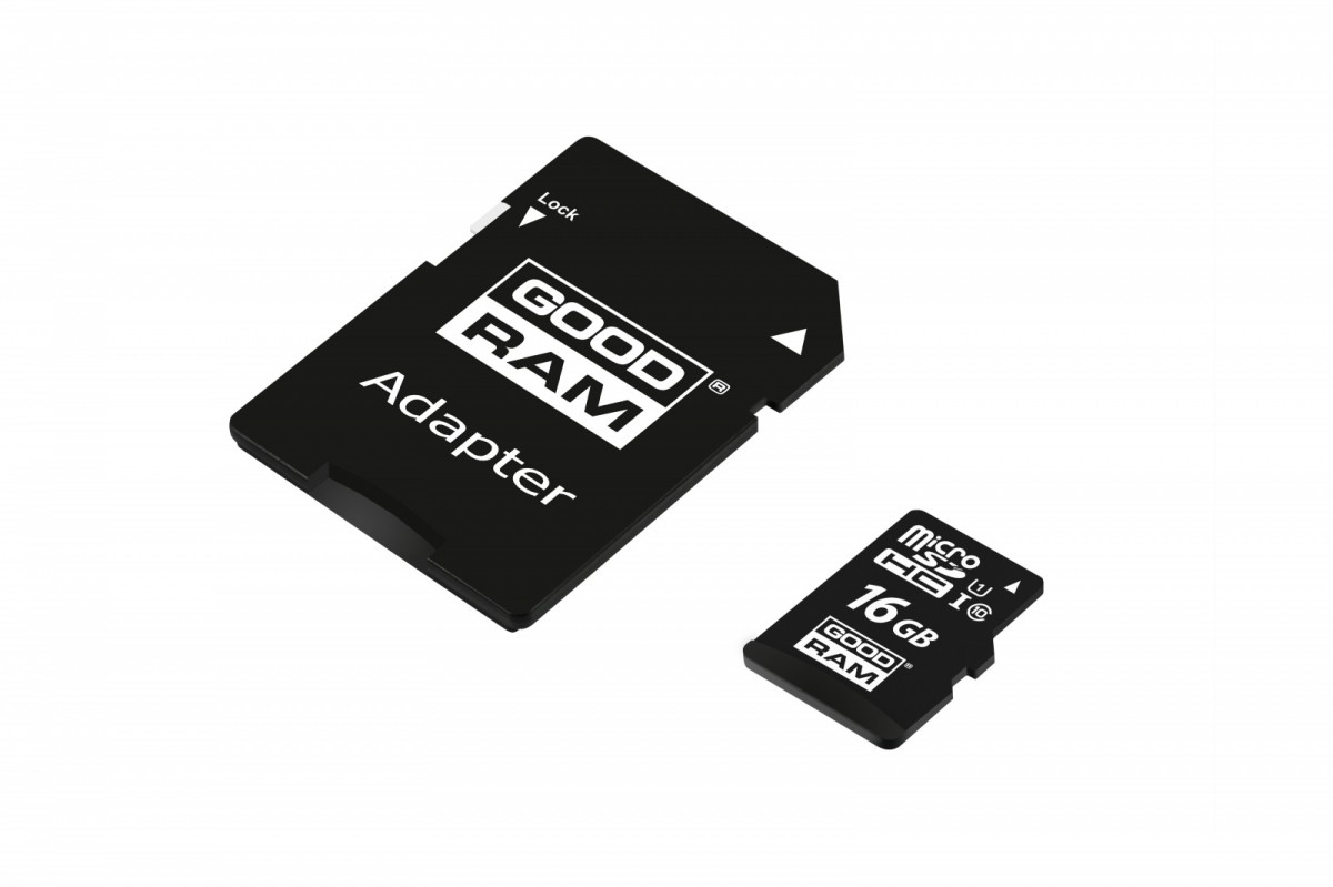 - karta pamieci MicroSD 16GB SDHC GoodRam + Adapter SD! 100MB/10MB - obrazek 2