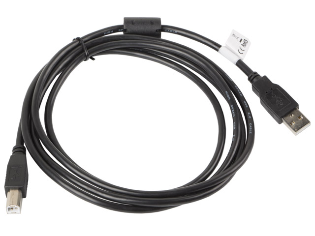 Kabel USB 2.0 A/B 1.0 m Lanberg - obrazek 2
