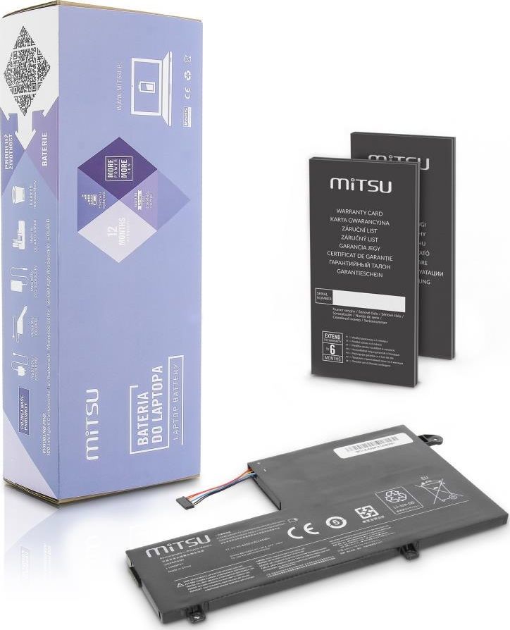 Bateria do laptopa Lenovo Yoga 500;  Flex 3; IdeaPad 510S  11.1 V  3600 mAh