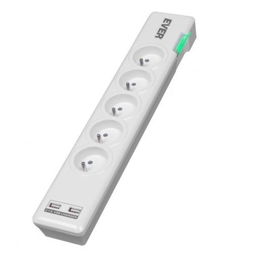 Listwa zasilająca Ever Elite USB 1.8m