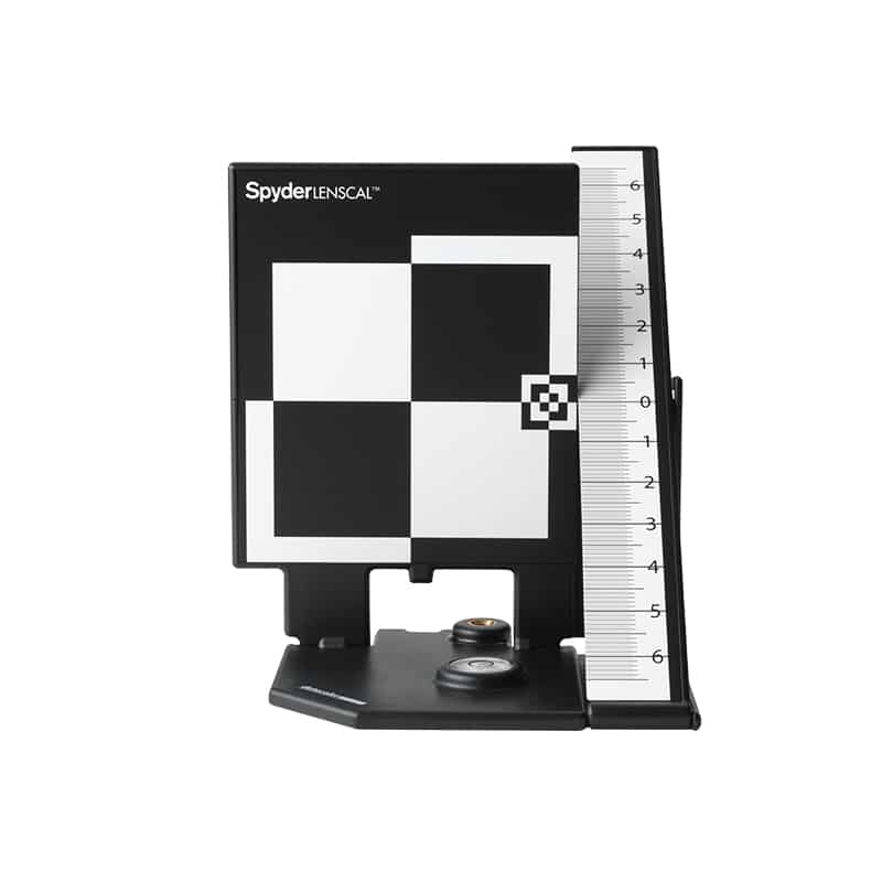 Datacolor SpyderLensCal - zestaw pozwalający na korekty ostrości zestawu aparat/obiektyw