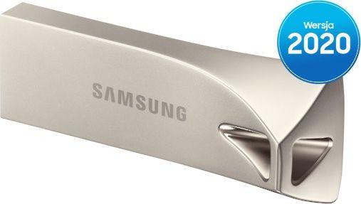 Flashdrive 256GB USB 3.1 Samsung BAR Plus Champaign Silver - obrazek 3