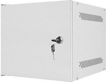 Szafa wisząca rack 10'' 4U 280x310mm szara (drzwi przednie metalowe) Langberg