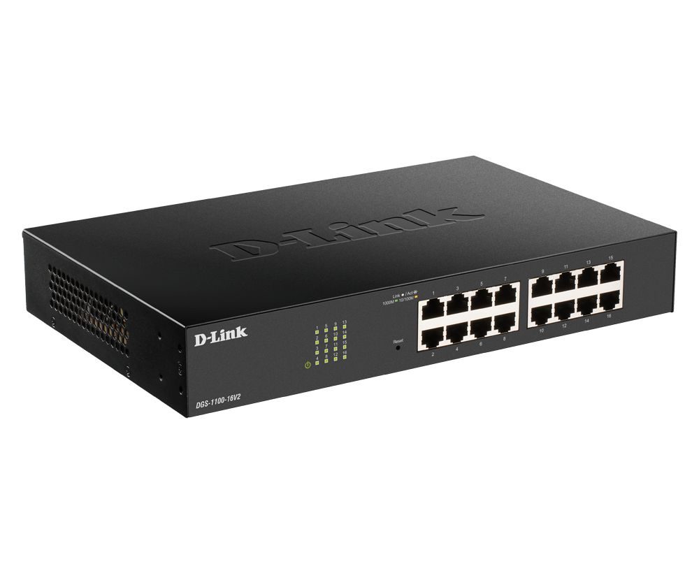 Switch D-Link DGS-1100-016V2 16x10/100/1000 MB/s Smart - obrazek 3