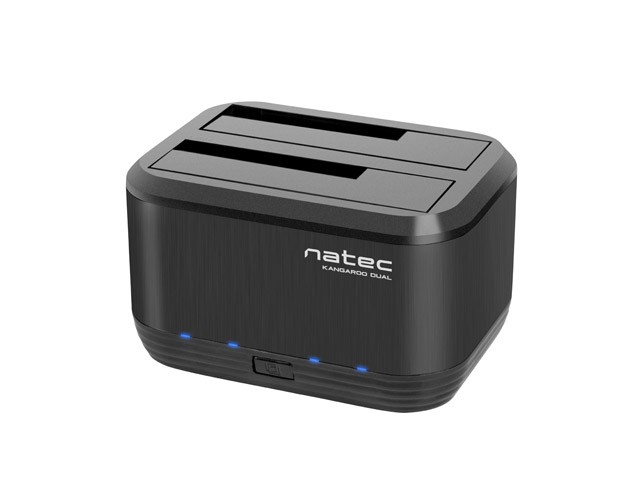 Stacja dokująca dla dysków HDD 2.5 i 3.5  USB 3.0  Dual HDD  Natec Kangaroo