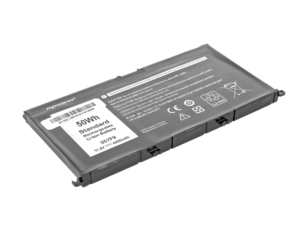 Bateria do laptopa Dell Inspiron 15 5576; 7557  11.4 V  4400 mAh