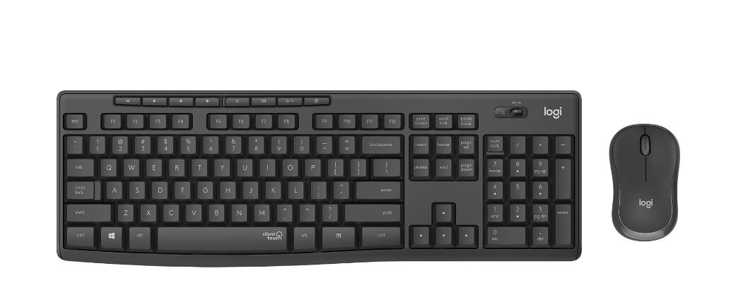 Zestaw bezprzewodowy klawiatura + mysz Logitech MK295 Silent  Czarny
