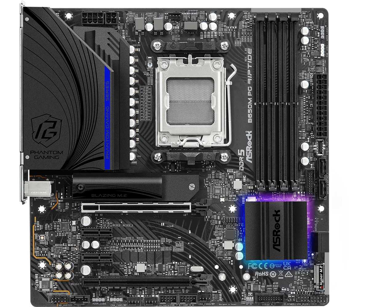 Płyta Socket AM5 ASRock B650M PG RIPTIDE - obrazek 5
