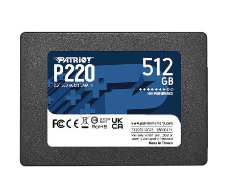 SSD 2.5" 512GB Patriot P220