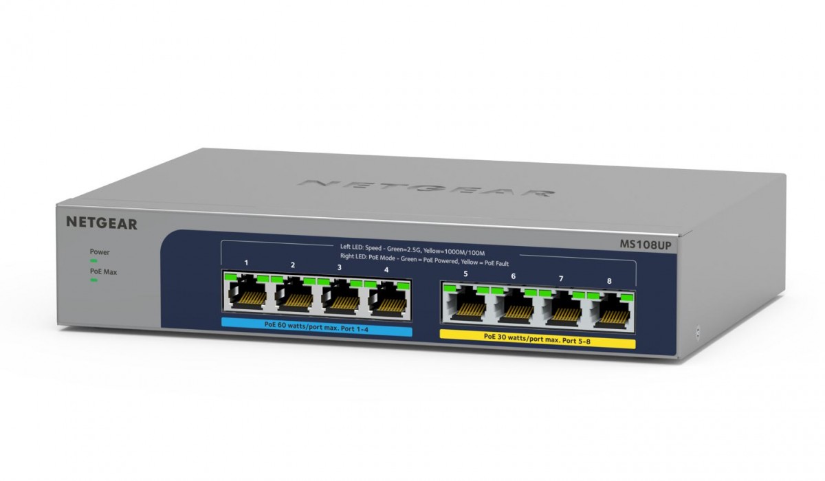 Switch Netgear MS108UP 8x2.5GE PoE++ - obrazek 2