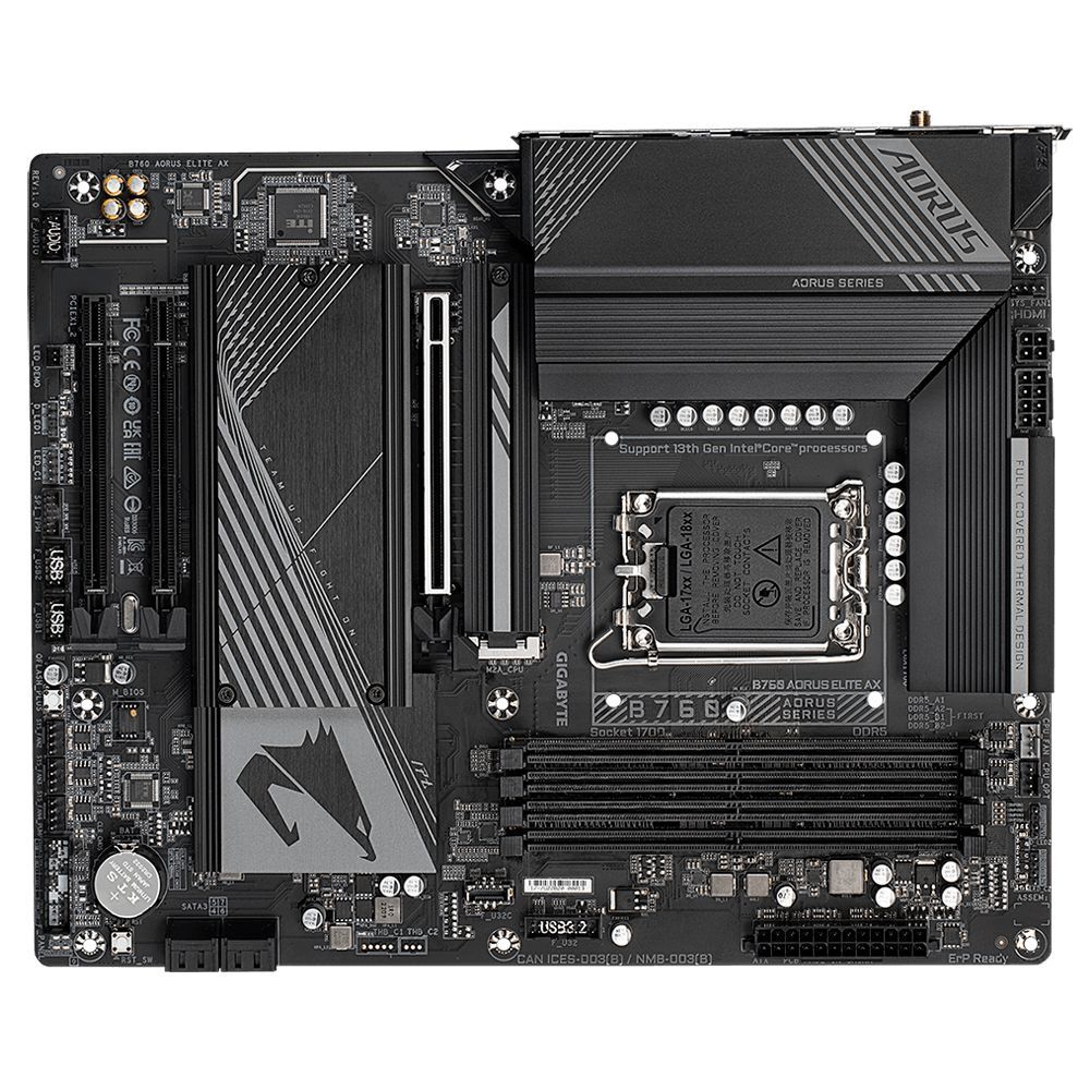 Płyta Socket LGA1700 Gigabyte B760 AORUS ELITE AX - obrazek 2