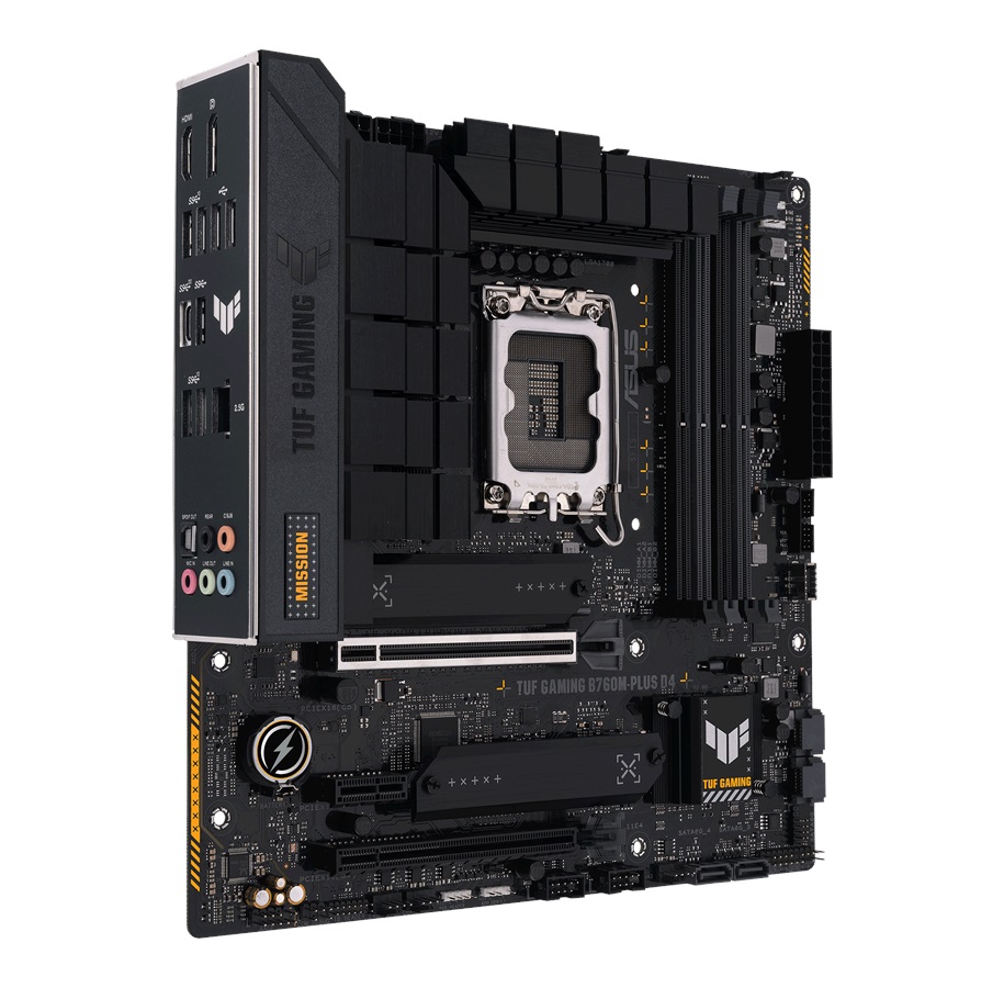 Płyta Socket LGA1700 Asus TUF GAMING B760M-PLUS D4 - obrazek 2