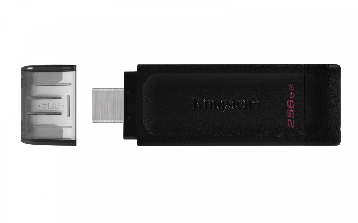 Flashdrive 256GB USB 3.2 Type-C Kingston Data Traveler 70