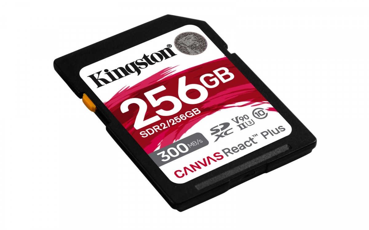 - karta pamieci SD 256GB SDXC Kingston Canvas React Plus 300MB/260MB - obrazek 2