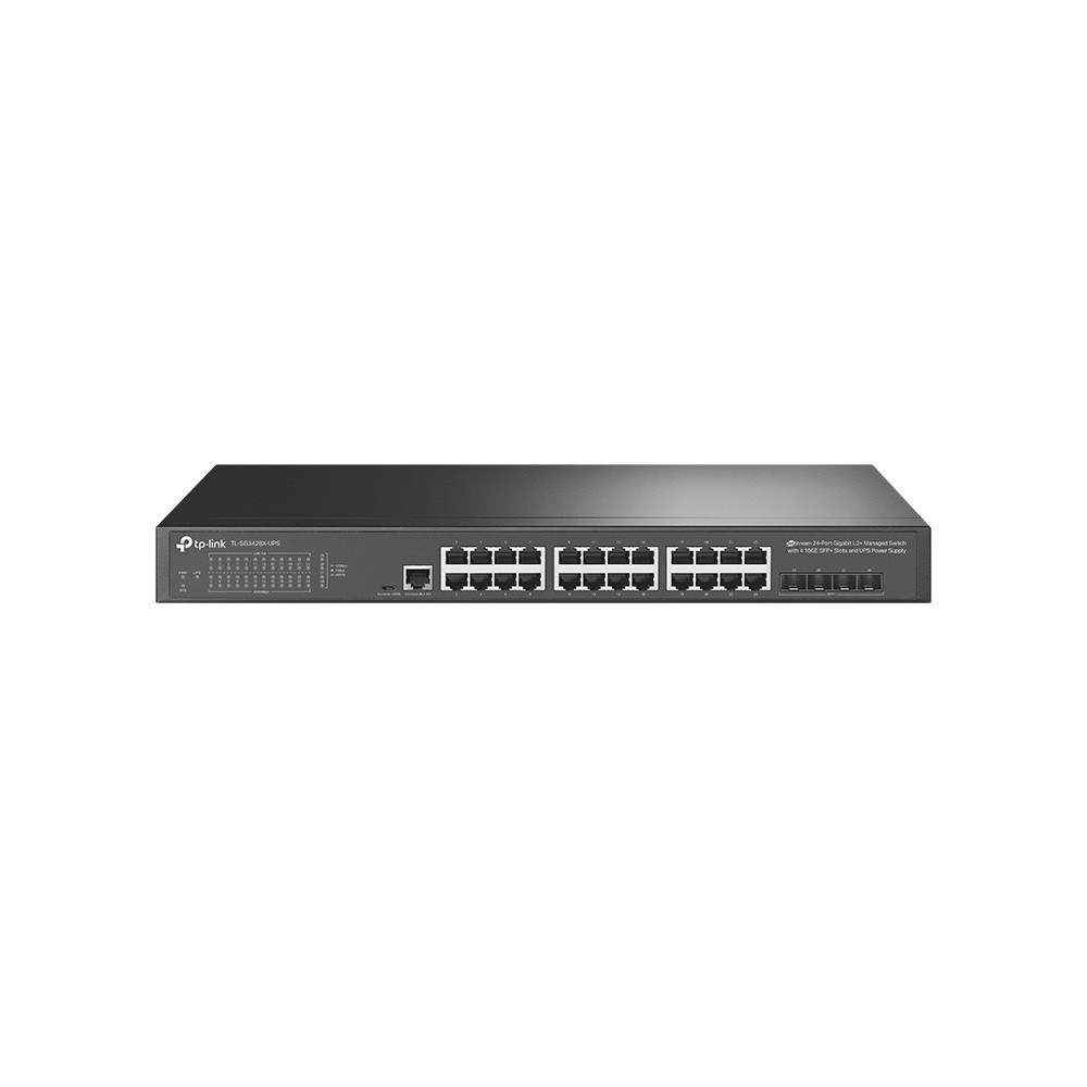 Switch TP-Link TL-SG3428X-UPS  24x10/100/1000 MB/s JetStream Managed 4xSFP+ UPS
