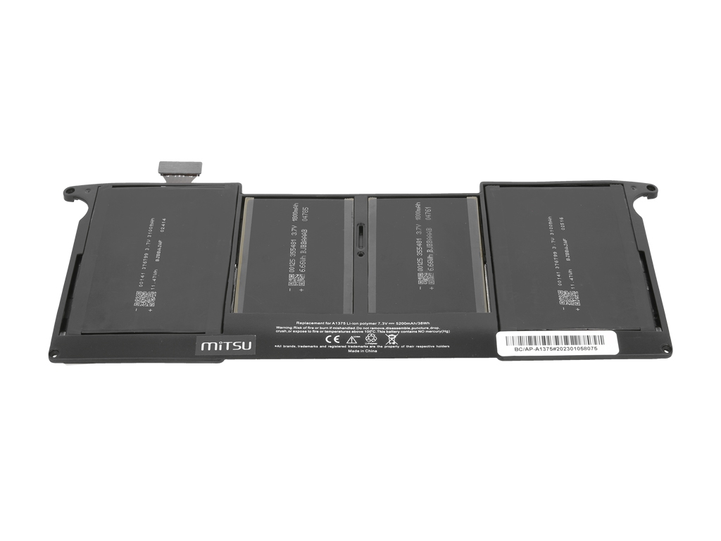 Bateria do laptopa Apple MacBook Air 11" - A1370 (2010 r.) 7.3 V 5200 mAh - obrazek 4
