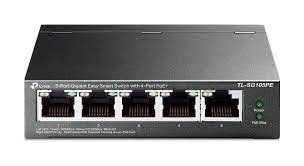Switch TP-Link TL-SG105MPE 5x10/100/1000 MB/s Easy Smart - Metalowa obudowa 4xPoE+ - obrazek 2