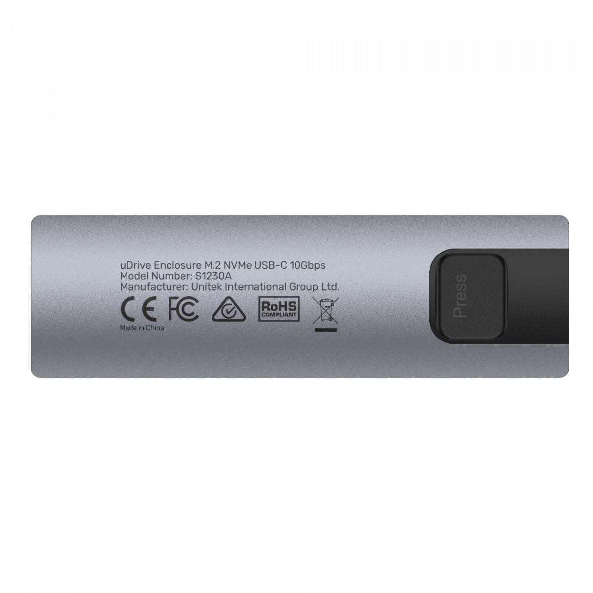 Obudowa do SSD M.2 PCIe/NVMe USB 3.1/USB Type-C Unitek - obrazek 3