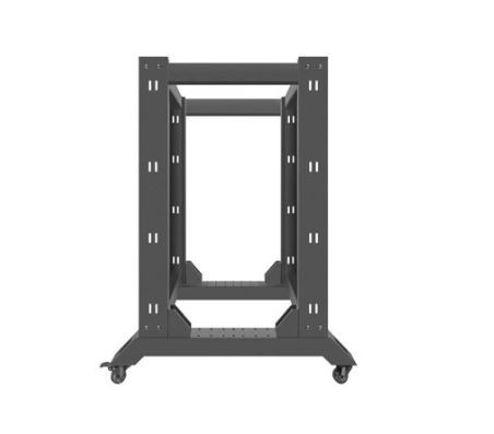 Szafa stojąca Open Rack rack 19'' 18U 600x800mm Czarna Langberg - obrazek 2