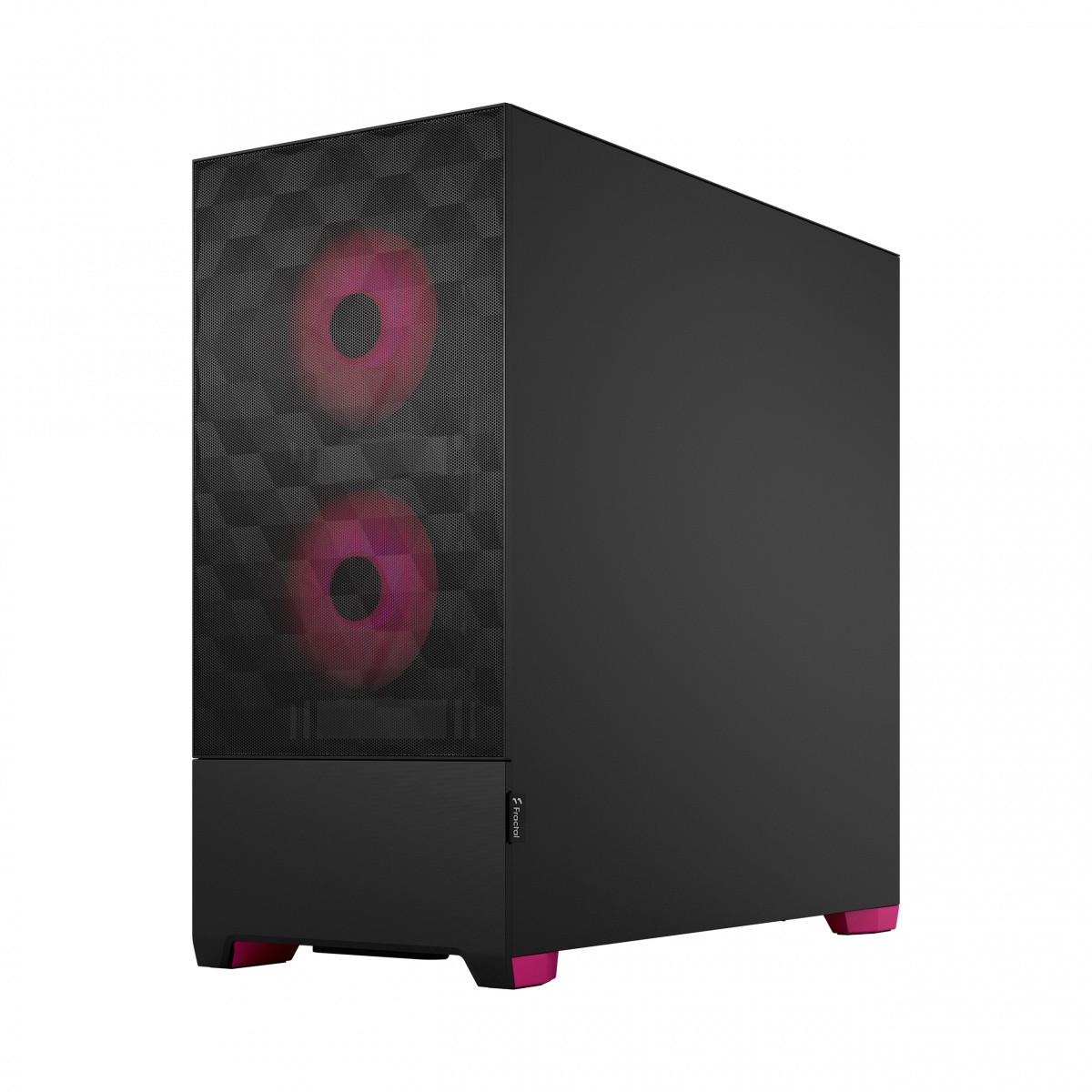 Obudowa Fractal Design Pop Air TG Clear Tint RGB Magenta core - obrazek 3