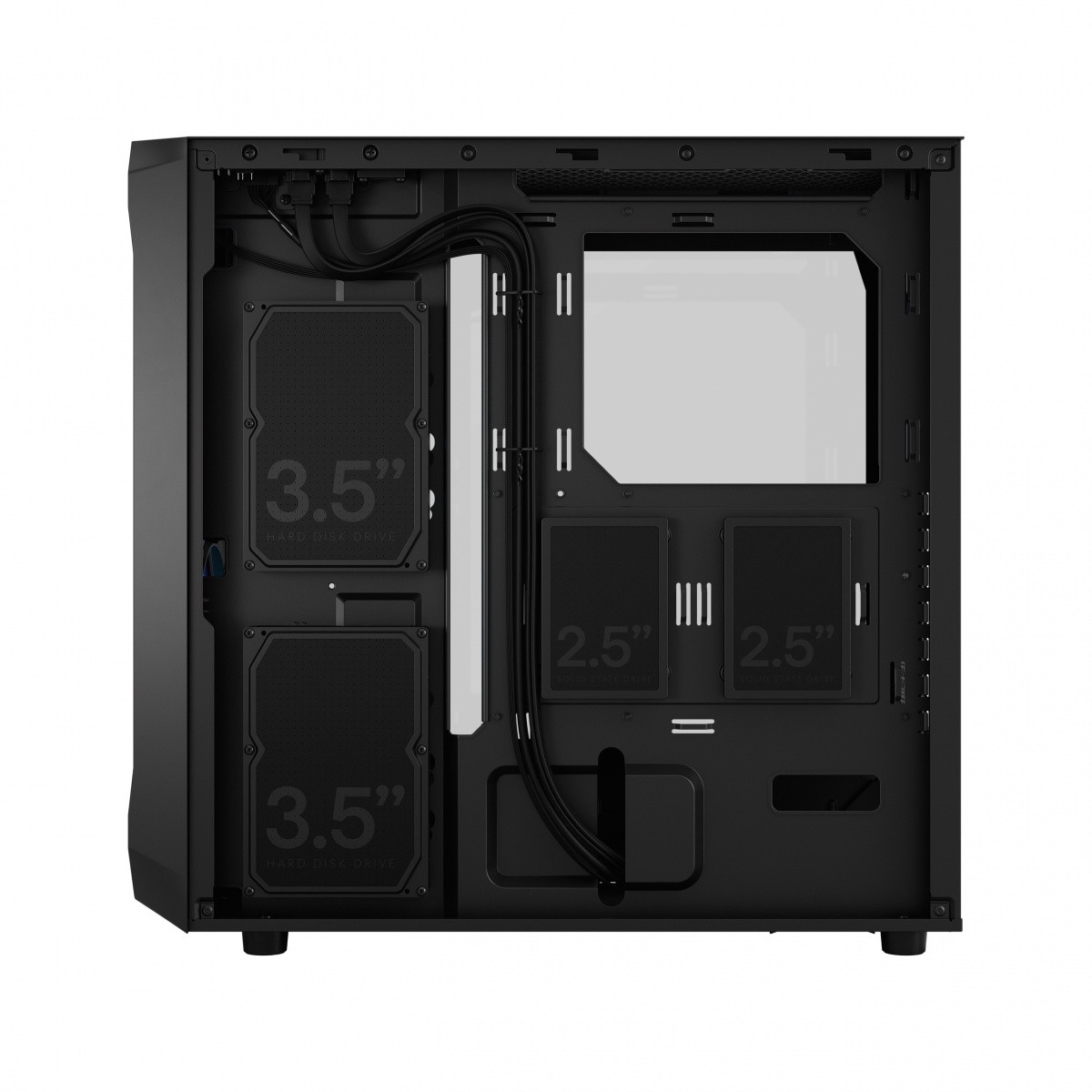 Obudowa Fractal Design Focus 2 RGB TG Clear Tint Black - obrazek 4