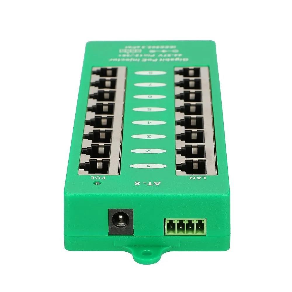 PoE Injector 8 x 1000Mb/s RJ45 Extralink - obrazek 5