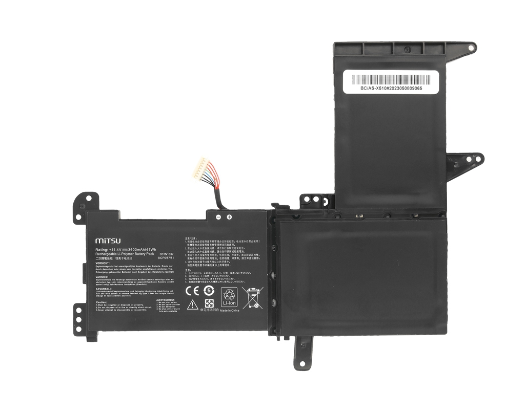 Bateria do laptopa Asus Vivobook 15 X510; S15 S510 11.4 V 3600 mAh - obrazek 2