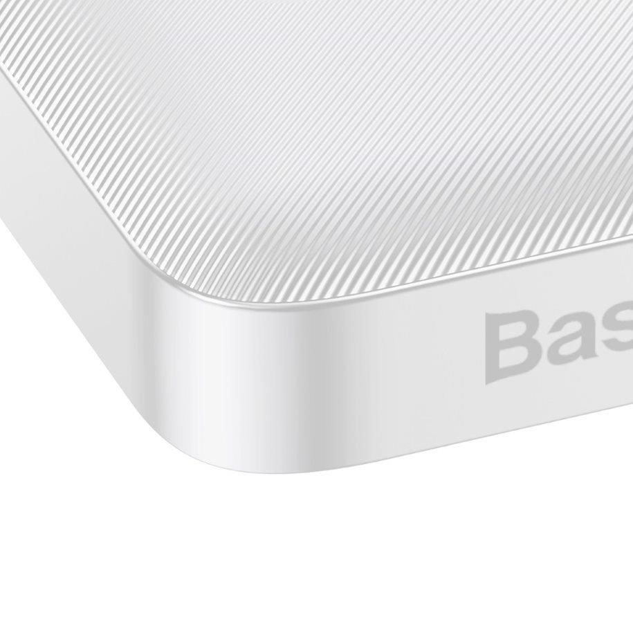 PowerBank Baseus Bipow 10000mAh PD 15W Biały - obrazek 3