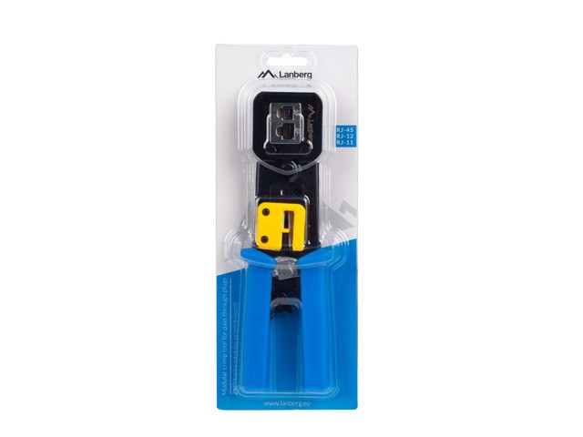 Zaciskarka wtyków RJ45; RJ11; RJ12 przelotowych Lanberg - obrazek 4