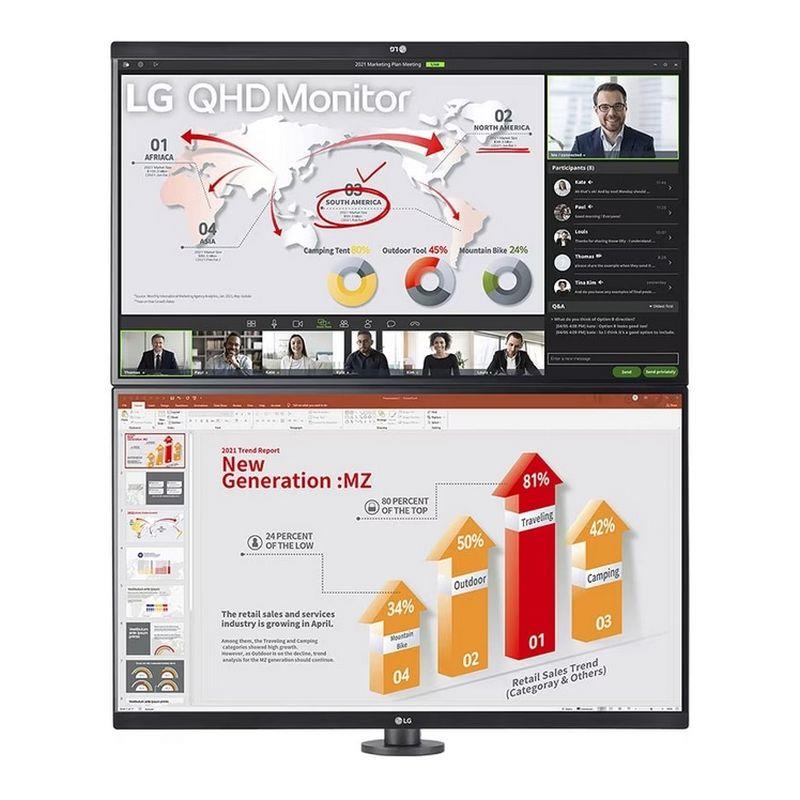 Monitor 27" LG 27QP88DP-BS Ergo Dual - obrazek 4