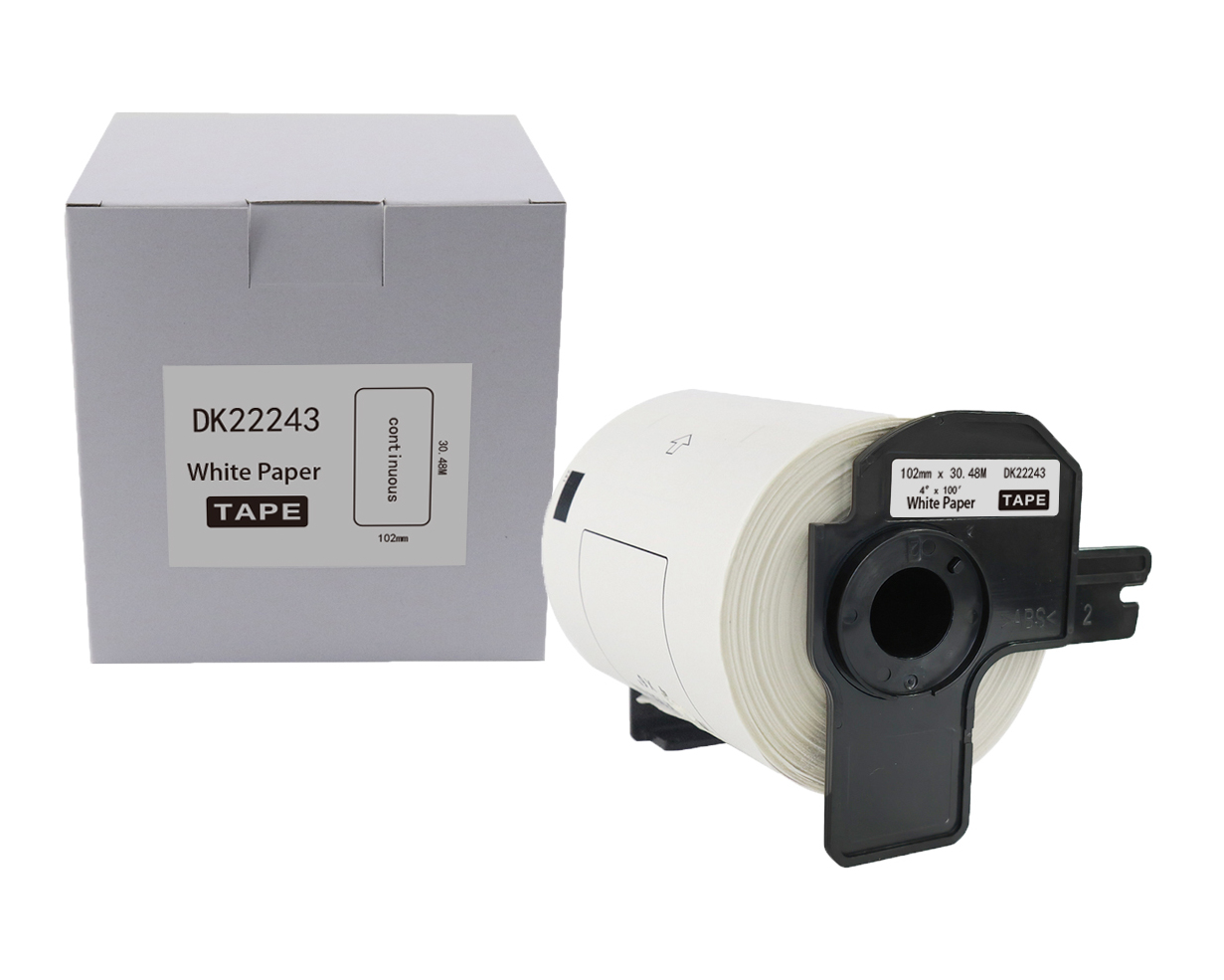 Etykiety Brother DK22243 Zamiennik 102mm x 30,48m