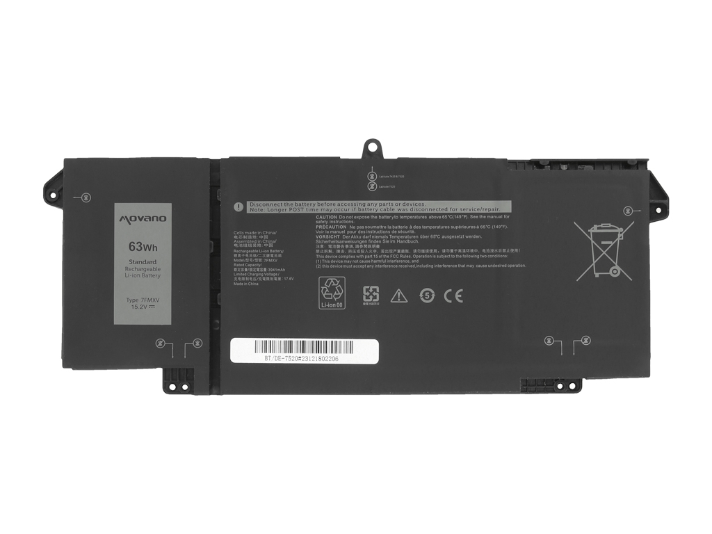 Bateria do laptopa Dell Latitude 5320, 7320, 7520 15.2 V 4144 mAh - obrazek 4