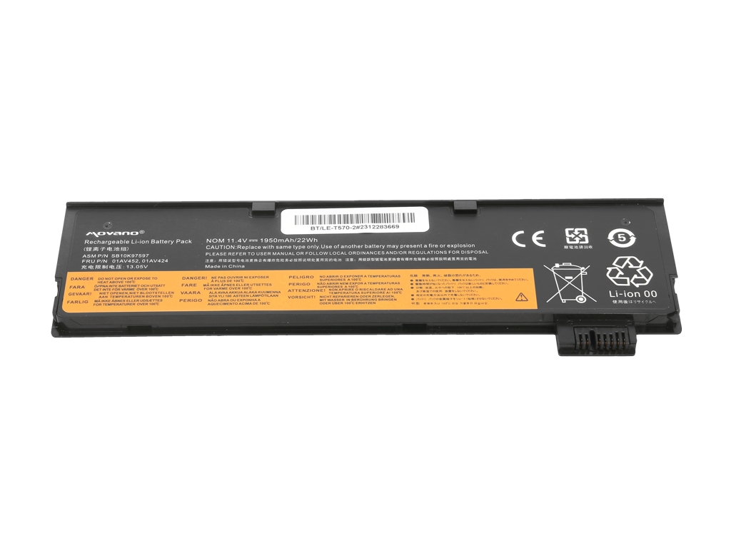 Bateria do laptopa Lenovo ThinkPad A475, T570 11.1 V 1950 mAh - obrazek 4