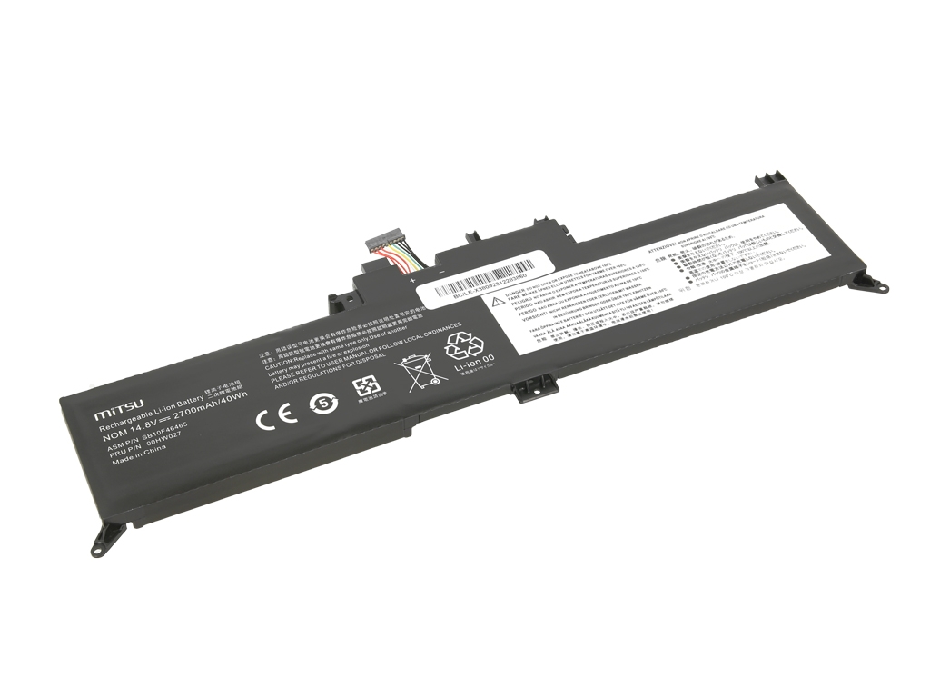 Bateria do laptopa ThinkPad Yoga 260, 370, X380  11.8 V  2700 mAh