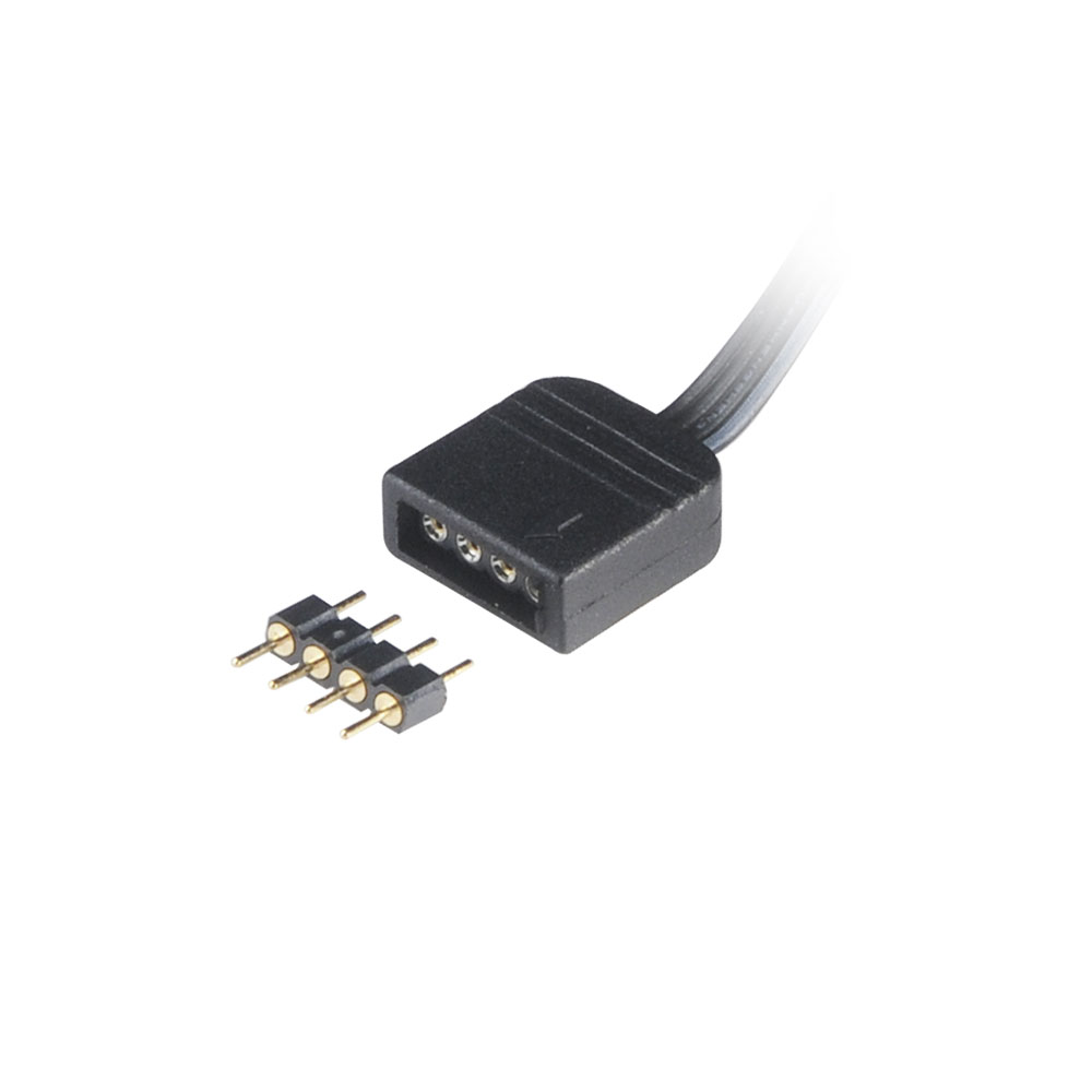Adapter RGB 4-pin żeński do 1 x 4-pin żeński Akasa - obrazek 3