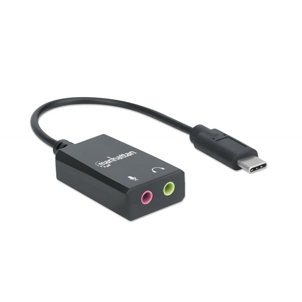 Karta dźwiękowa USB-C Audio Stereo 2.1 Manhattan - obrazek 2