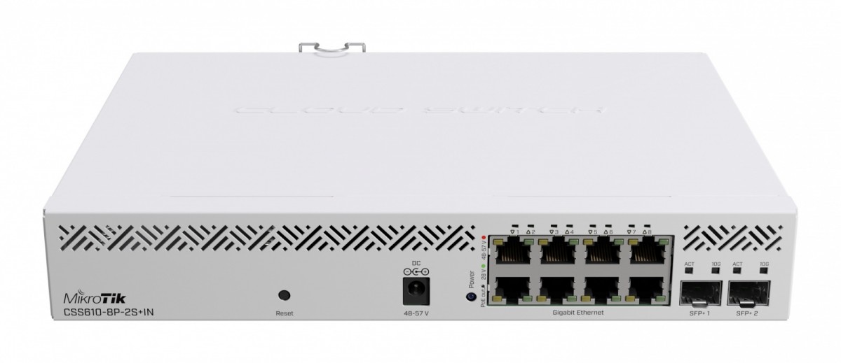 Switch MikroTik Cloud Smart Switch CSS610-8P-2S+IN