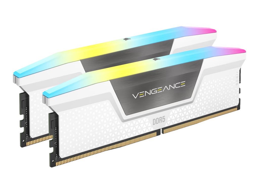 DIMM PC-6400 DDR5 32GB Corsair Vengeance RGB White **2 x 16GB**
