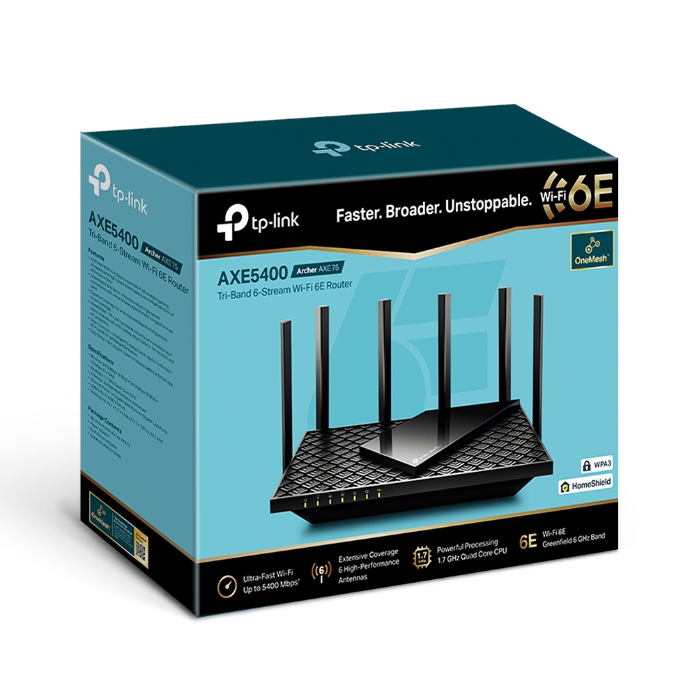 Router Wi-Fi 6E AX5400 TP-Link Archer AXE75 - obrazek 2